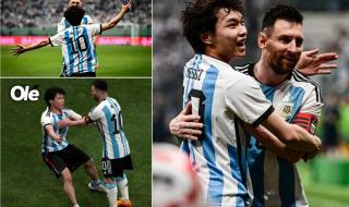 拥抱梅西的小伙是谁 拥抱梅西的小伙是谁